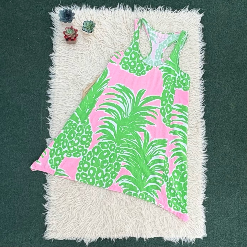 Lilly Pulitzer Pink Pout Flemenco Monterey Tank Dress
